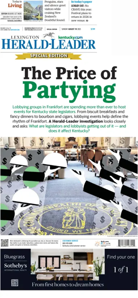 Cover of Lexington Herald-Leader (Sunday)