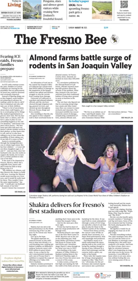 Cover of The Fresno Bee (Sunday)