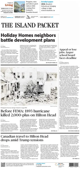 Cover of The Island Packet (Sunday)