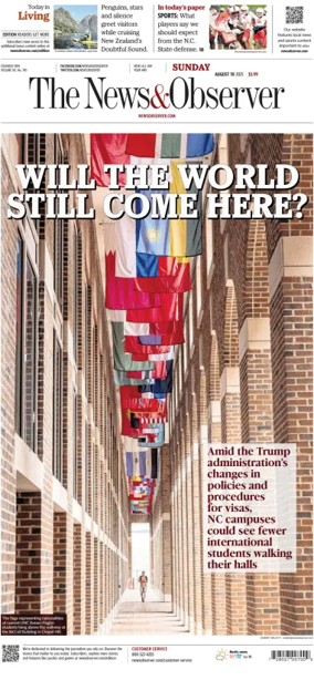 Cover of The News & Observer (Sunday)