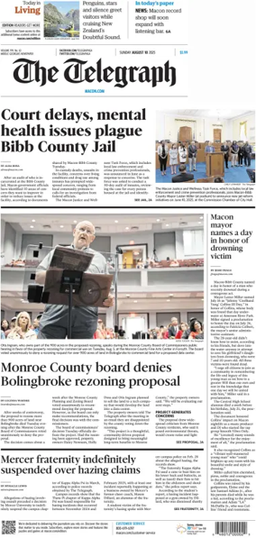 Cover of The Telegraph (Macon) (Sunday)