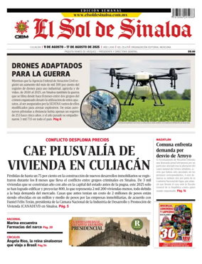 Cover of El Sol de Sinaloa