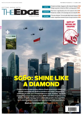 Cover of The Edge Singapore