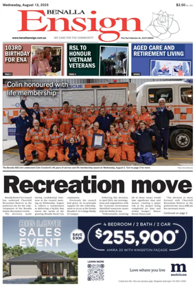 Cover of Benalla Ensign