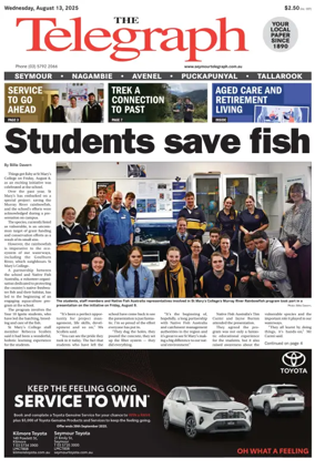 Cover of Seymour Telegraph