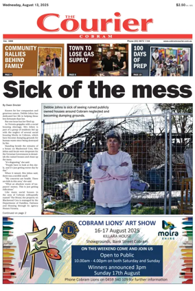 Cover of The Cobram Courier