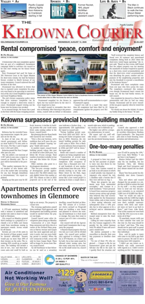 Cover of The Daily Courier