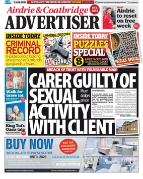 Cover of Airdrie & Coatbridge Advertiser