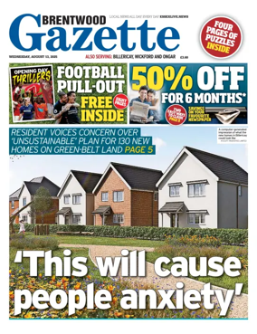 Cover of Brentwood Gazette