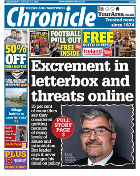 Cover of Crewe Chronicle