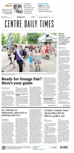 Cover of Centre Daily Times