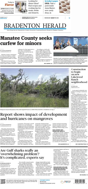 Cover of The Bradenton Herald