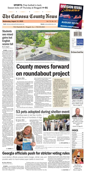 Cover of The Catoosa County News