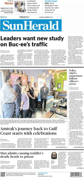 Cover of The Sun Herald