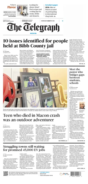 Cover of The Telegraph (Macon)
