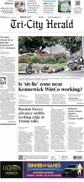 Cover of Tri-City Herald