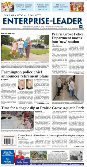 Cover of Washington County Enterprise-Leader