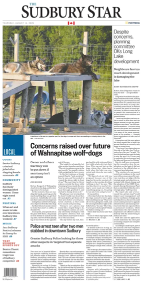 Cover of The Sudbury Star