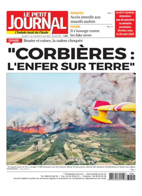 Cover of Le Petit Journal - L'hebdo local de l'Aude