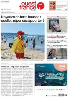 Cover of Ouest France (Guingamp)