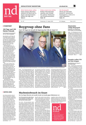 Cover of Neues Deutschland