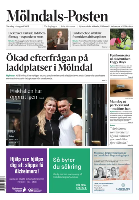 Cover of Mölndals-Posten