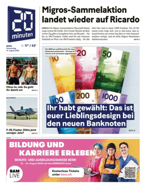 Cover of 20 Minuten - Bern