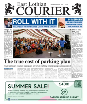 Cover of East Lothian Courier