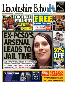 Cover of Lincolnshire Echo