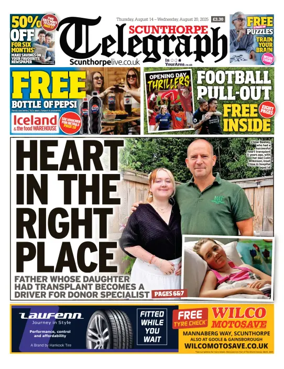Cover of Scunthorpe Telegraph