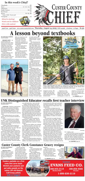 Cover of Custer County Chief