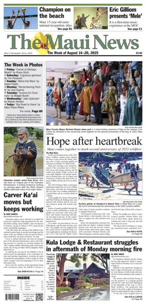 Cover of The Maui News - Weekender