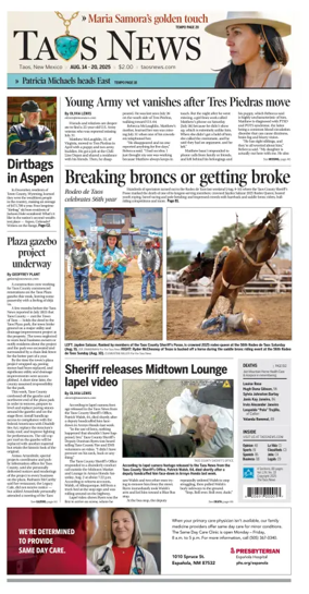 Cover of The Taos News