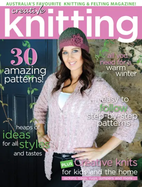 Cover of Creative Knitting (Australia)