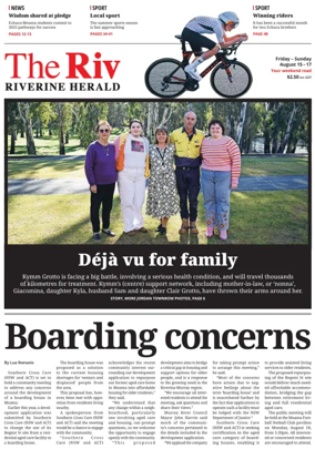 Cover of The Riverine Herald