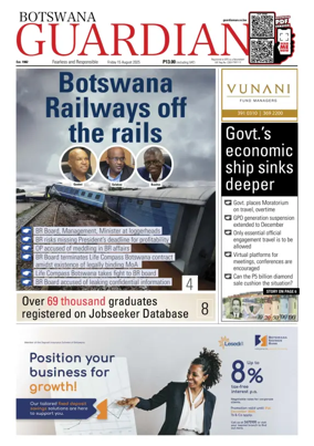 Cover of Botswana Guardian