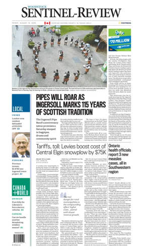 Cover of Sentinel-Review (Woodstock)