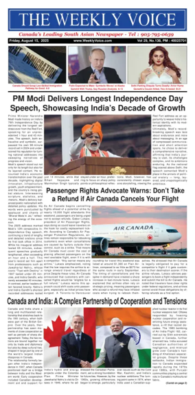 Cover of The Weekly Voice