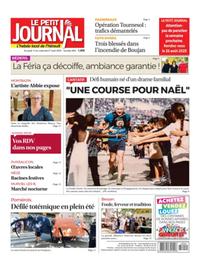 Cover of Le Petit Journal - L'hebdo local de l'Hérault
