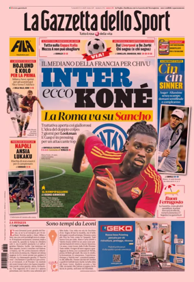 Cover of La Gazzetta dello Sport - Puglia