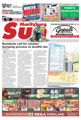 Cover of Maritzburg Sun (South Africa)