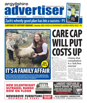 Cover of Argyllshire Advertiser