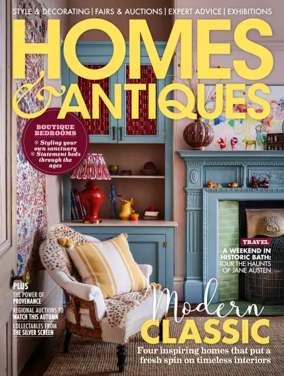 Cover of Homes and Antiques Magazine