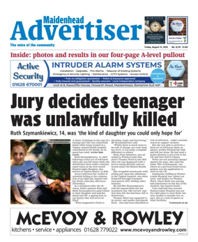 Cover of Maidenhead Advertiser