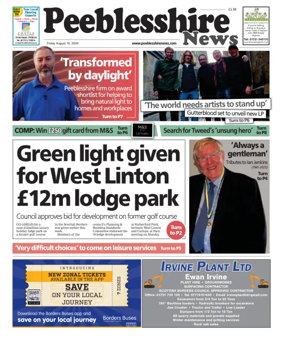 Cover of Peebleshire News