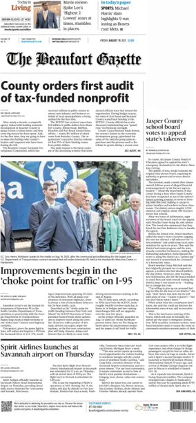 Cover of The Beaufort Gazette