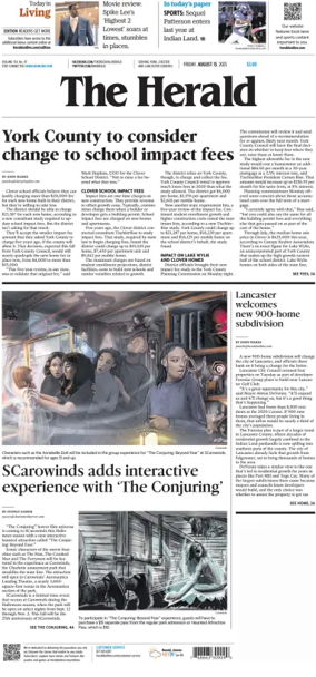 Cover of The Herald (Rock Hill)