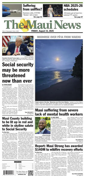 Cover of The Maui News