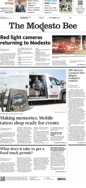 Cover of The Modesto Bee