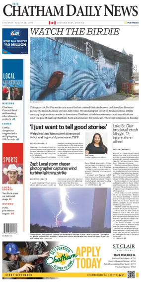 Cover of The Chatham Daily News